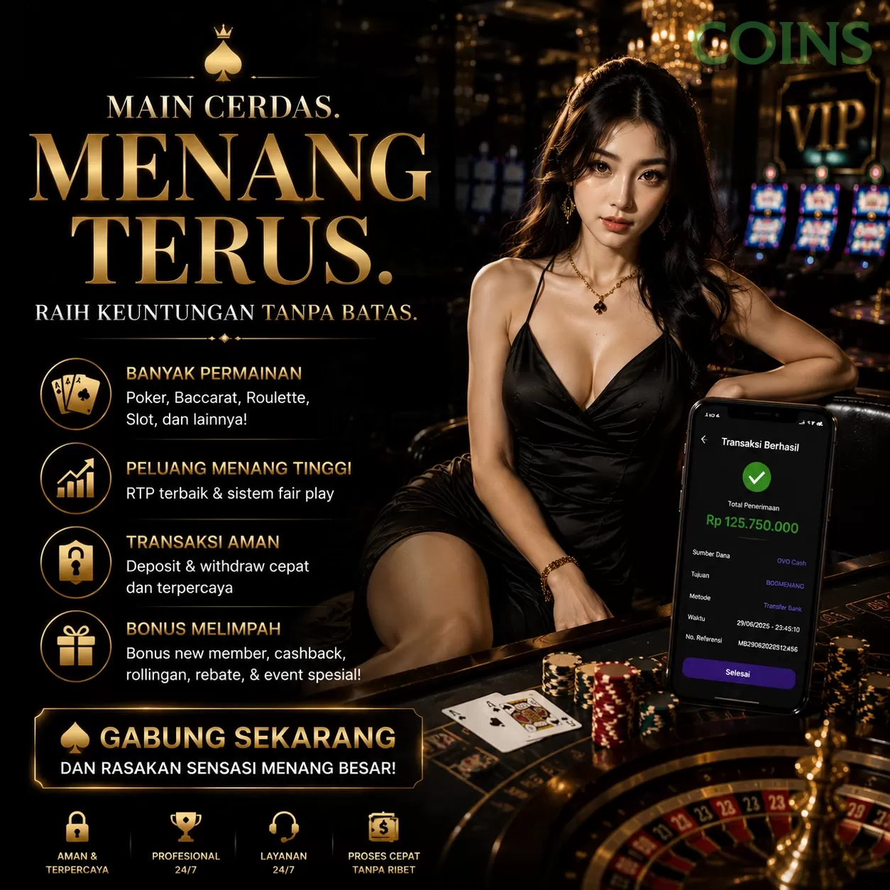 BONUS GARANSI KEKALAHAN SALDO KEMBALI 100_ promotion image